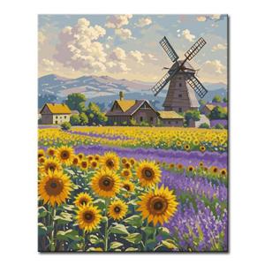 3+1 DIY 명화그리기 풍경 40x50cm L163_해바라기와 라벤더