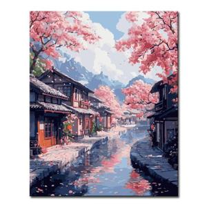 3+1 DIY 명화그리기 풍경 40x50cm L168_벚꽃마을