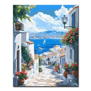 3+1 DIY 명화그리기 풍경 40x50cm L173_지중해 풍경