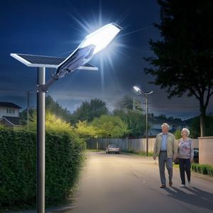 태양광 가로등 태양열 조명 전등 LED 야외 조명 마당 열주등 1500W 부착 헤드