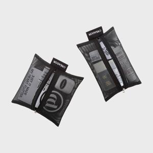 모노메쉬 중앙지퍼 파우치 (2 size)