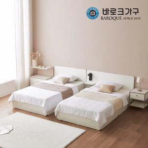 라모 심플 라운드 수납 침대 조명형 SS 매트제외