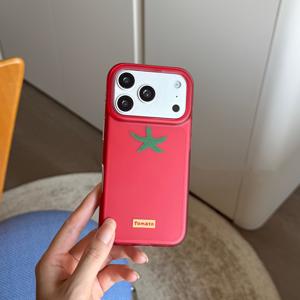 TEMU 멀티 컬러 한일 스타일 귀여운 폴카 도트 패턴 반투명 무광 TPU 낙하 방지 경량 보호 케이스, 애플 17/11/13/ 플러스/15 프로/15 프로 맥스/12/14 프로 맥스/16 프로 맥스/12 프로/12 프로 맥스/13 프로/13 프로 맥스/14 프로/14 플러스용~밀짚 소재-반투명 화이트-신선한 과일 214XH