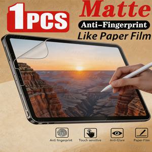 TEMU 1개 종이 필기 스크린 보호 필름, 삼성 갤럭시 탭 S10/S10+/S10 FE/S10 Lite 10.9인치 (2025)/S11/S9 FE+/S8/S7에 적합, 무광택 눈부심 방지 드로잉 필름, 부드러운 필기감, 펜 팁 마모 감소, 기포 없음, 간편한 설치, 잔여물 없음