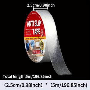 TEMU 16.4FT 폭 미끄럼 방지 안전 투명 PEVA 그립 스트랩 1롤, 물결 패턴 표면, 샤워실, 욕조, 계단, 보트에 적합, 편안하고 부드러운 맨발. 더 저렴함. 무료 커팅