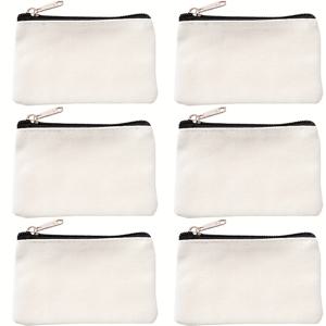 TEMU 휴대용 소형 메이크업 파우치 6pcs 세트, 3.54*5.12인치/9*13cm, 고품질 여행 화장품 정리 가방, 지퍼백, 립스틱 보관 케이스, 캐리링 파우치 (6개입)