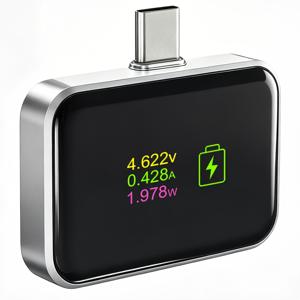 TEMU 스마트 풀 차지 디스커넥터, Type-C 휴대폰, 태블릿, 노트북 및 모든 USB-C 장치용 자동 차단 과충전 보호 어댑터, iPhone, 삼성, 화웨이 및 모든 Type-C 장치용 배터리 건강 보호기