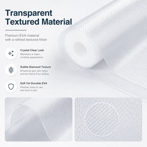 TEMU 1롤, 50 X 200Cm EVA 선반 라이너, 세탁 가능한 냉장고 매트 방수 및 방유, 냉동 유리 선반용 절단 가능한 서랍 라이너, 냉장고, 신발 정리대, 옷장, 캐비닛 및 컵보드, 홈 데코, 주방 가전