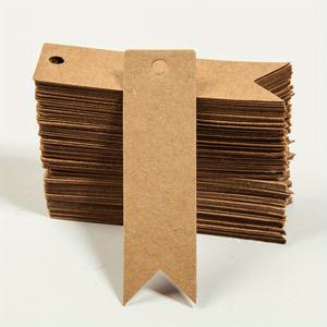 TEMU 100pcs 선물 태그 크래프트 태그 종이 가격 태그 이름 빈티지 웨딩 행 태그 선물 포장을위한 갈색 태그 예술과 공예를위한 빈 태그 크리스마스