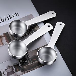 TEMU 스테인리스 스틸 계량 스푼 0.68Oz - 주방 등급 커피 및 조미료 계량 스푼, 베이킹 및 요리에 적합, RV 주방, 가정용 계량 도구 - 1/2/3개입