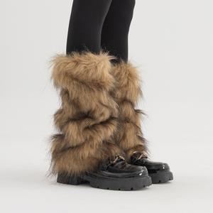 TEMU 여성용 무릎 위 양말 1켤레, 가을, 겨울, 봄용 방한 따뜻한 양말, 발목 길이 양말, 가을 겨울 레그 워머, Y2K 섹시 양말, 따뜻한 부츠, 여성용 양말