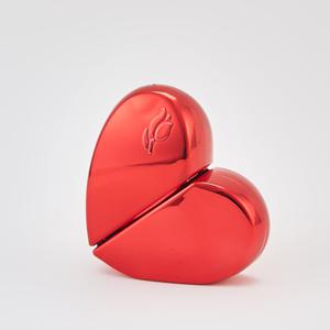 TEMU 30ml 레드 하트 모양 유리 재충전 가능한 향수 스프레이 병 - 누출 방지 여행용 화장품 및 향수 용기, PVS 프리, 가정 또는 이동용으로 완벽, 향수 여행 재충전 가능, 하트 모양 디자인, 투명 용기