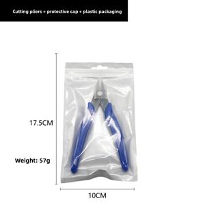 TEMU 170 산업용 전자 사선 커터 - 망간강 데드 스킨 니퍼 (매니큐어용) - PVC 플라스틱 손잡이, 양면 날카로운 날, #65 탄소강 (열처리 및 녹 방지) - 내구성 및 시간 절약 도구 (보호 케이스 포함)