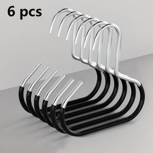 TEMU 4개/6개, 세련된 메탈 모자 보관 세트 - 간편한 벽걸이형 랙, 다기능 수납 솔루션, 야구 모자, 스카프, 벨트에 적합 - 옷장 장식, 내구성 있는 플라스틱 구조, 실용적인 고리, 크리스마스 선물