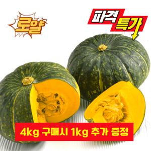 TEMU [농장직판] 달콤달콤 보우짱 미니밤호박 제주 미니밤호박 로얄과 4kg+1kg