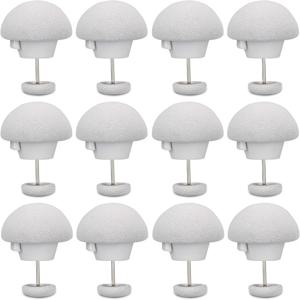 TEMU 12세트 이불 커버 고정 장치, 탈착식 침대 시트 및 이불 커버 클립, 가정 침구 추가품, 이불 이동 방지, 24개 (버섯 모양 클립 12개 및 못 12개) 재사용 가능