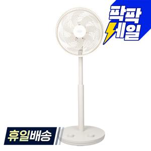 TEMU [2026년 출시] 기본에 충실하고 멀리 가는 바람 레이나 선풍기, 써큘레이터망 부드러운 7엽 바람 간편관리 분리세척 RF-N1014 (화이트)