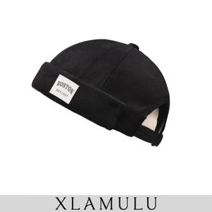 TEMU XLAMULU 보스턴 1997 패치 도커 캡 1개 - 사이즈 조절 버클형 챙 없는 멜론 비니 모자, 가볍고 통기성 좋은 남녀공용 캐주얼 스컬캡, 야외 및 일상복용, 세탁기 사용 가능