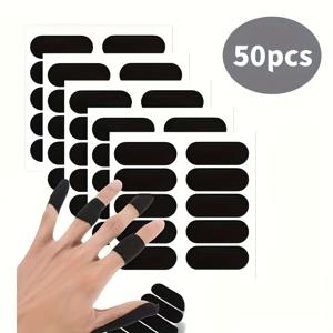 블랙 볼링 핑거 테이프 50개, 엄지 테이프, 볼링 엄지 테이프 보호대, 붙기 쉬운 테이프, 남녀공용 볼링 핑거