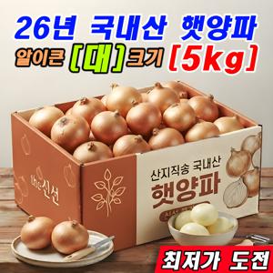 TEMU [한정특가] 국내산 달달하고 아삭한 햇 양파 4.5kg+0.5kg / 산지직송