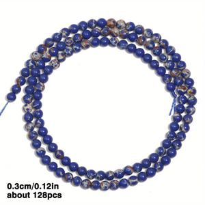 TEMU SONG XI 천연석 구슬 3mm 라운드 미니 비즈 - 보라색 라벤더 라일락 소형 균일 스톤 비즈, DIY 주얼리 만들기, 핸드메이드 팔찌, 목걸이, 크리스마스 장식 및 일상 액세서리용 (일관된 품질의 루즈 스페이서 비즈)