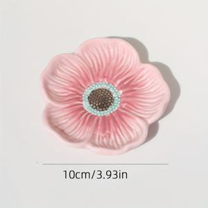 TEMU 1개 북유럽 스타일 구름 모양 세라믹 접시, 가벼운 고급 주얼리 보관 접시, 핑크 아로마테라피 트레이, 불규칙 트레이, 컬러 구름 디스플레이 접시, 촬영 소품 귀걸이 반지 보관 트레이, 주얼리 디스플레이 현관 열쇠 보관 장식 F