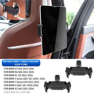 TEMU IUN 자동차 태블릿 홀더 BMW X3 X5 X6 I20 G05 G06 G45 G60 G61 G70용 신축식 차량용 휴대폰 홀더 헤드레스트 범용 360° 회전 태블릿 헤드레스트 홀더