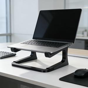 TEMU 분리형 팔걸이가 있는 3D 프린팅 휴대용 노트북 스탠드, ABS 소재의 인체공학적 키보드 스탠드, 가정 사무실 또는 사무 공간에 이상적인 디자인, 손상 방지를 위한 골판지 포장