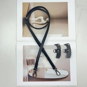 TEMU 고급 가죽으로 제작된 조절 가능한 어깨 스트랩, 촉감이 편안하고 부드러움, 펀칭 없는 디자인, 스트랩 확장 체인, 교체 액세서리, 크로스바디 백 핸드백 어깨 스트랩, 가족 및 친구를 위한 완벽한 선물