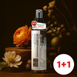 TEMU [무료배송] 1+1 아스파시아 뿌리는 밀키 케라틴 워터 헤어 에센스 250ml x 2개