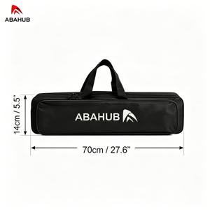 ABAHUB 낚싯대 케이스 휴대용 낚싯대와 릴 수납 가방 내구성 있는 낚시 장비 및 태클 휴대용 케이스 전문가 및 초보 낚시꾼에게 완벽