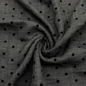 1개 1개 슈퍼 소프트 단색 트윌 원단, 플록 도트 19.68X59인치 (50X150cm), 100% 폴리에스터 원단, 퀼팅 패치워크, 공예 프로젝트, 선물, 가방 제작, 베개 커버
