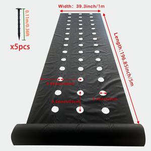 99.62cm x 10m 롤형, 공기 및 물 통과 가능, 뿌리 수축 방지 설계. 채소밭, 딸기밭, 지붕 화단, 화분 재배장, 파티오 채소밭 및 다육이 재배 공간에 적합