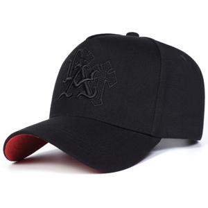 남성용 LA 크로스 5단 캡 야구 모자, 야외 조절 가능 패션 캐주얼 모자, 봄 , 해변 파티에 적합