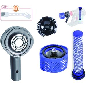 Dyson V6 DC58 DC59 DC72 DC61 DC74 진공 청소기용 교체 부품 (모터 후면 커버 및 HEPA 필터 포함)