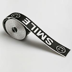 3야드 1.0인치/2.54cm 폭 SMILE 자카드 나일론 웨빙 스트랩 민속 스타일 스트랩, 지갑 만들기 의류 재봉 DIY 공예용 랜야드 키체인 폰스트랩 제작, DIY 지갑 만들기용