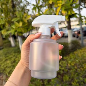프로스트 투명, 300ml, 1개입 --- 플라스틱 빈 병, 빈 스프레이 병, 재사용 가능한 빈 디스펜서 병, 물주기에 적합, 욕실, 주방, 거실, 정원, 호텔 다용도