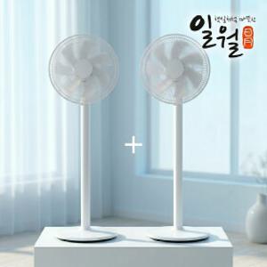 1+1 일월 선풍기 팬큘레이터형 16인치 Q804T 타이머 스탠드형 높이조절 공장 사무실