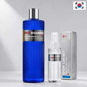 파이어볼 산성 카샴푸 pH3 세차샴푸 500ml 물때제거 석회물 휠 분진 제거 세차 세제 +카향수