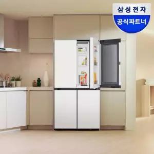 삼성전자 삼성 비스포크 AI 냉장고 4도어 1등급 푸드쇼케이스 RM70F90M1ZD 에센셜화이트