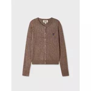 [후아유](하남점)Steve High Gauge Wool Cable Cardigan WHCKG4912F