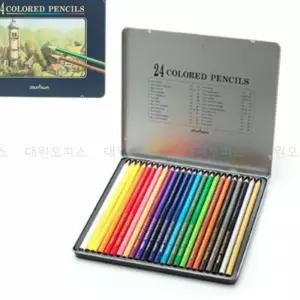 문화 색연필 24색 넥스프로 수채색연필 어른용색칠공부 미술도구 yh210F7