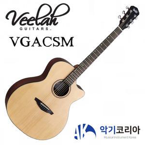 비일라 VGACSM 입문용 연습용 GA바디 컷어웨이 어쿠스틱 통기타 Veelah
