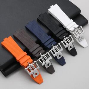 바쉐론 콘스탄틴 시계 호환용 호환용밴드 호환용 고급 24x7mm 퀵 릴리즈 FKM 러버  VC 오버시즈 4300V