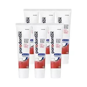 파로돈탁스 쿨링 민트 검케어 치약 100g, 6개