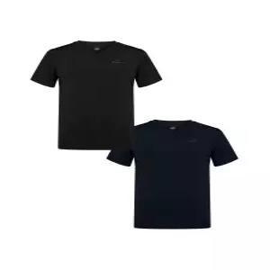 [매장정품] 아이더 POP 2PACK 남성 반팔 브이넥 티셔츠_Black DMM26293Z1