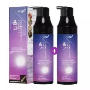 (2개 세트) 율고 자연을 담은 시간 순한 새치 염색샴푸, 200ml X 2개