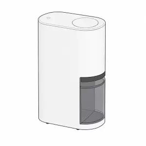 [LG]전자 휘센 오브제컬렉션 제습기 13L 1등급 에센스 화이트 DQ134MWEC 운송료상이