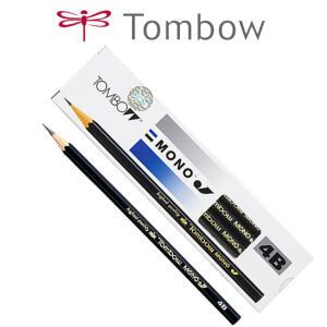 TOMBOW  4B연필 톰보우 톰보 입시소묘연필 12자루