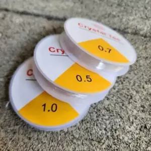 3종세트 0.5mm 줄 우레탄 1.0mm 0.7mm 팔찌만들기 탄성 스판덱스 투명 염주실 부자재 셀프아트